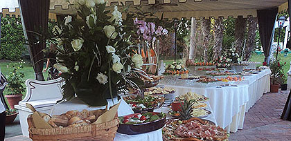 Antipasti matrimonio La Villa dei Principi