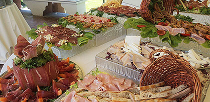 Antipasti matrimonio La Villa dei Principi