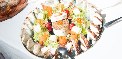 Antipasti matrimonio La Villa dei Principi