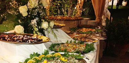 Antipasti matrimonio La Villa dei Principi