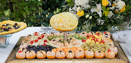 Frutta e Buffet di Dolci de La Villa dei Principi