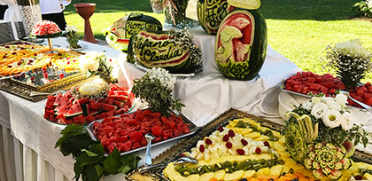 Frutta e Buffet di Dolci de La Villa dei Principi