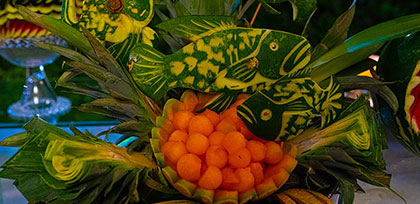 Frutta e Buffet di Dolci de La Villa dei Principi