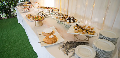 Frutta e Buffet di Dolci de La Villa dei Principi