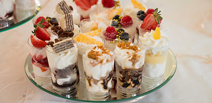 Frutta e Buffet di Dolci de La Villa dei Principi