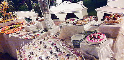 Frutta e Buffet di Dolci de La Villa dei Principi