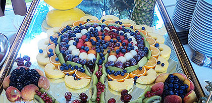 Frutta e Buffet di Dolci de La Villa dei Principi