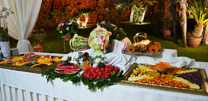 Frutta e Buffet di Dolci de La Villa dei Principi