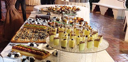 Frutta e Buffet di Dolci de La Villa dei Principi