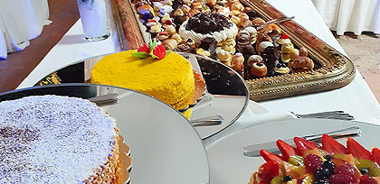 Frutta e Buffet di Dolci de La Villa dei Principi