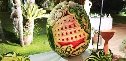 Frutta e Buffet di Dolci de La Villa dei Principi