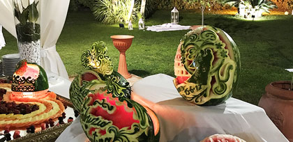 Frutta e Buffet di Dolci de La Villa dei Principi