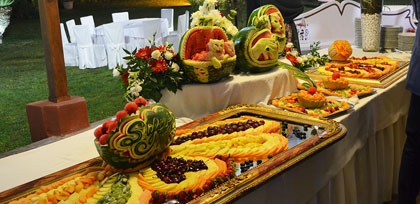 Frutta e Buffet di Dolci de La Villa dei Principi